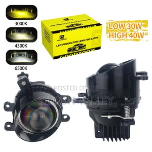 3-in-1 Smart Tri-Color Technology 3.0-Inch FOG Light Projector Lens