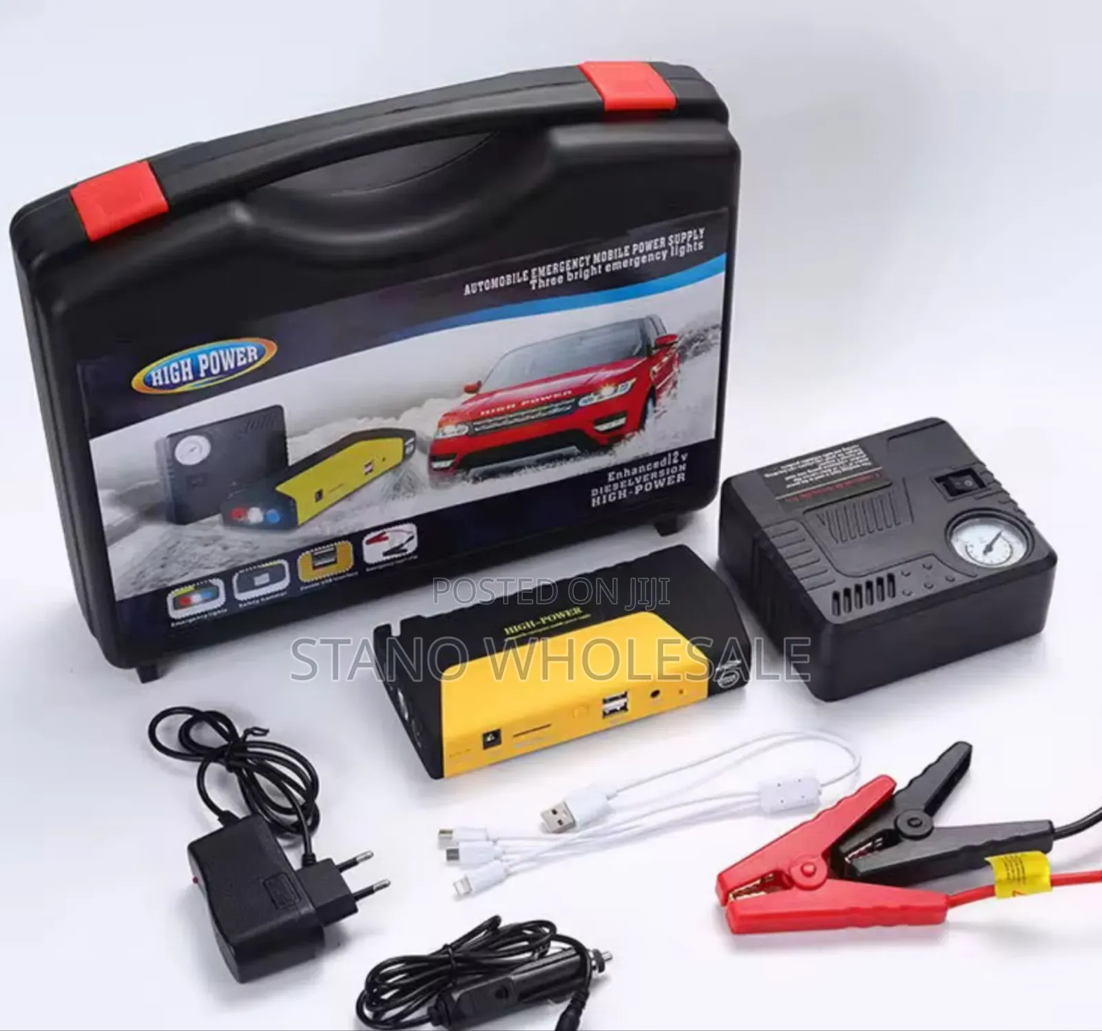 High Power Car Jumper With Compressor