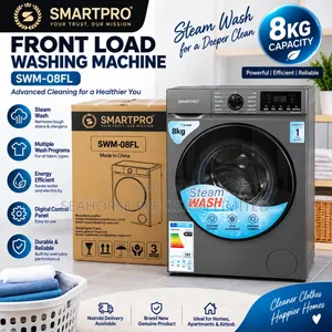SmartPro Front Load Washing Machine – 8KG Steam Wash