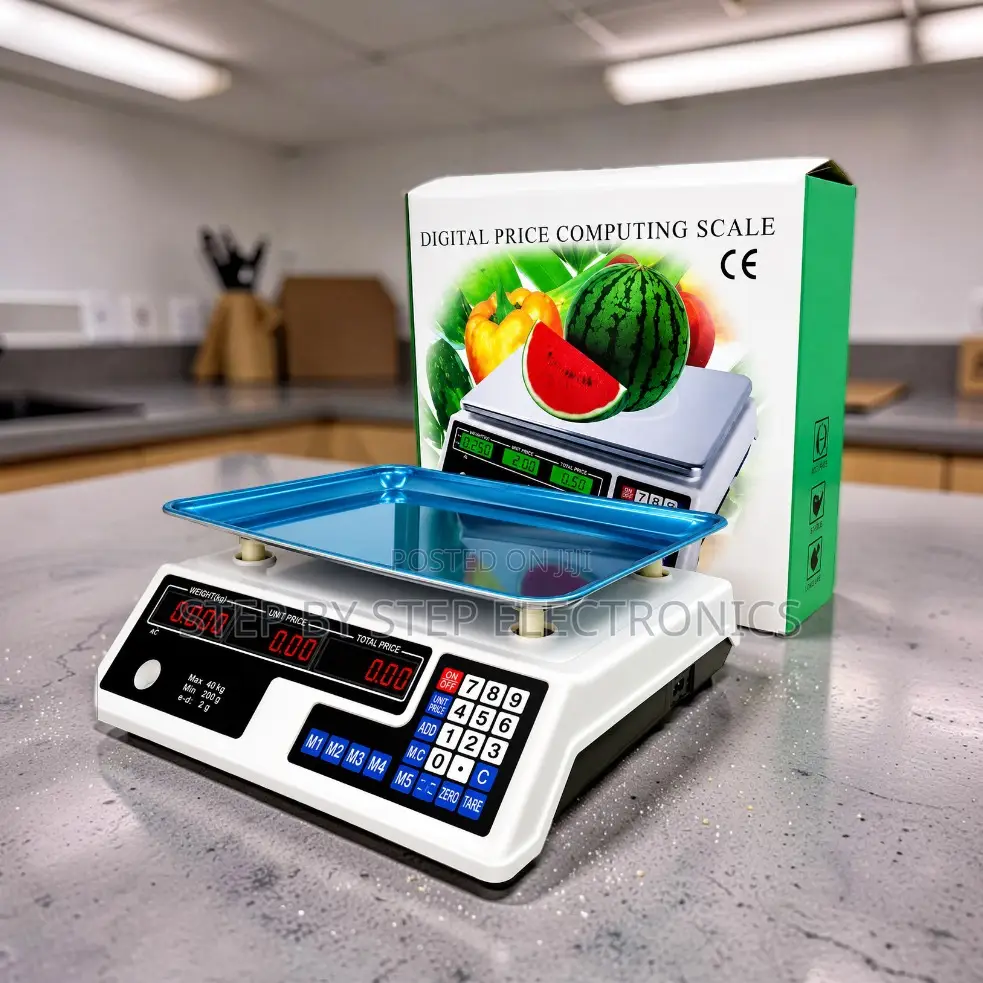 Robust Design ACS 40 Digital Weighing Scale for Busy Retail Counters