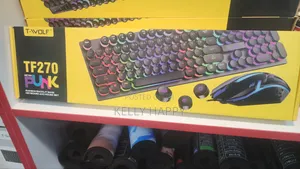Tf270 Punk USB Gaming USB Wired Keyboard and Mouse With Backlit