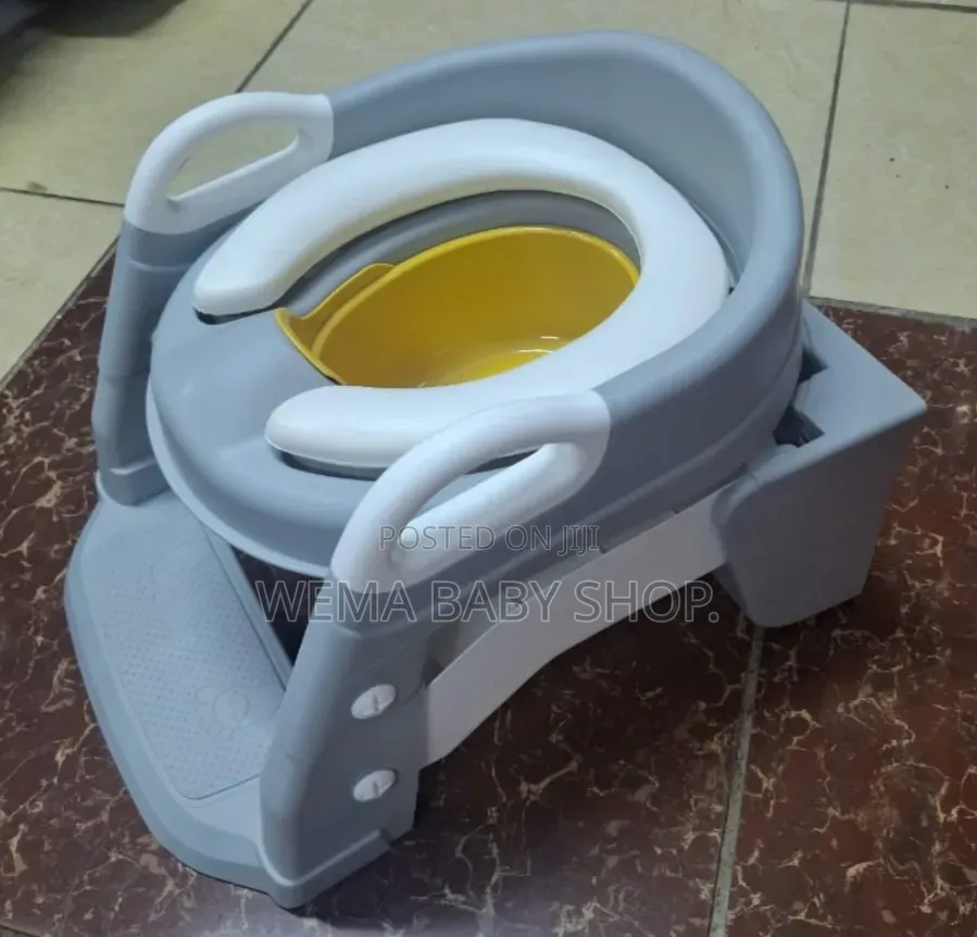 3-in-1 Foldable Baby Potty Training Seat With Step Ladder