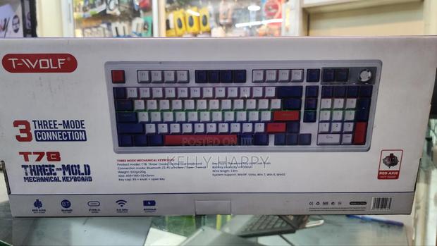 Tvolf 3in1 Wireless Bluetooth Wired Gaming Keyboard - thumbnail 2