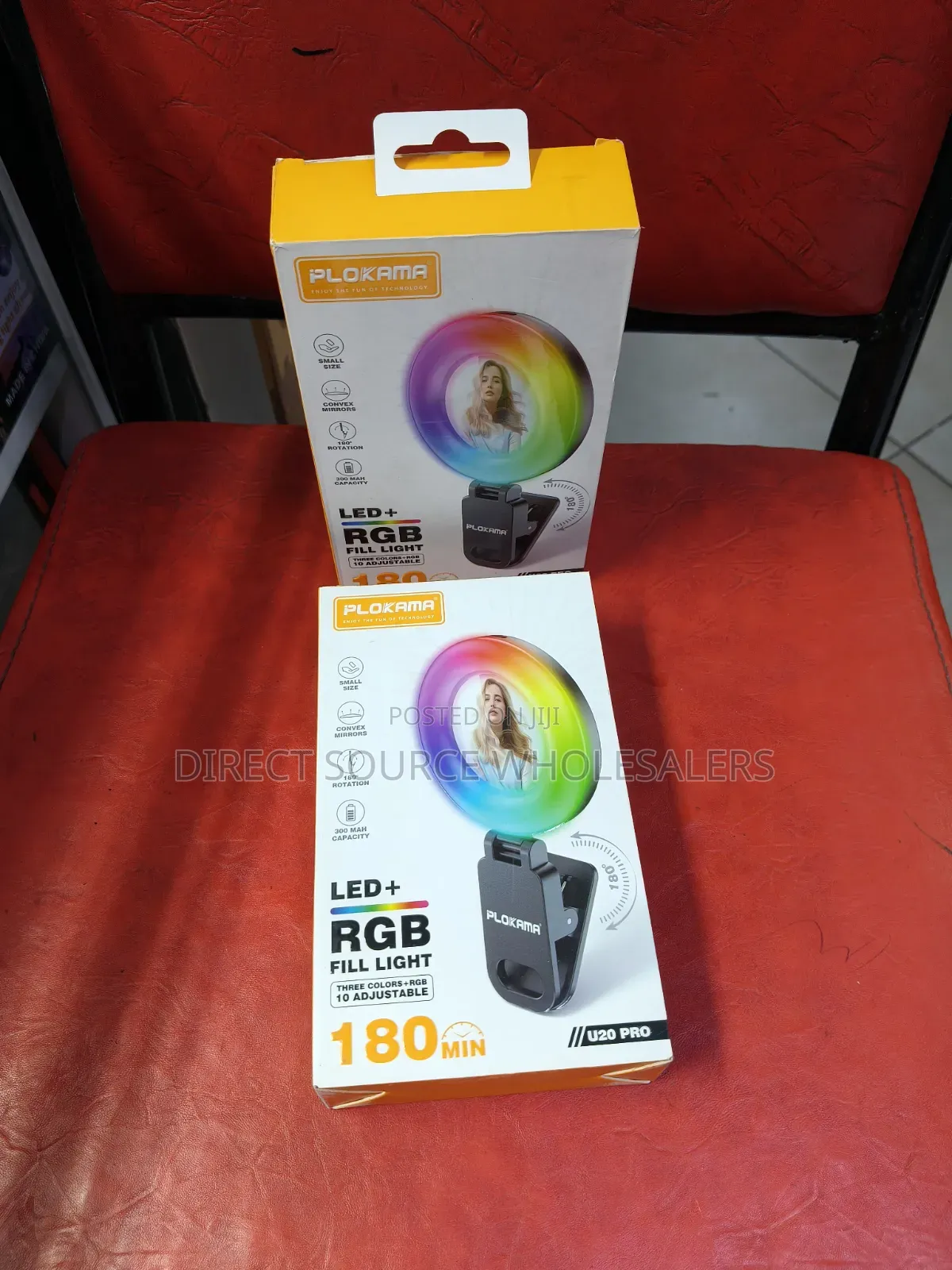 Plokama U20 Pro LED + RGB Selfie Fill Light Pro LED RGB Selfie Light