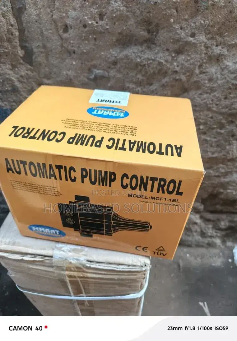 Pressure Control for Water Pumps-Mmaat