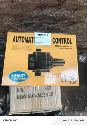 Pressure Control for Water Pumps-Mmaat