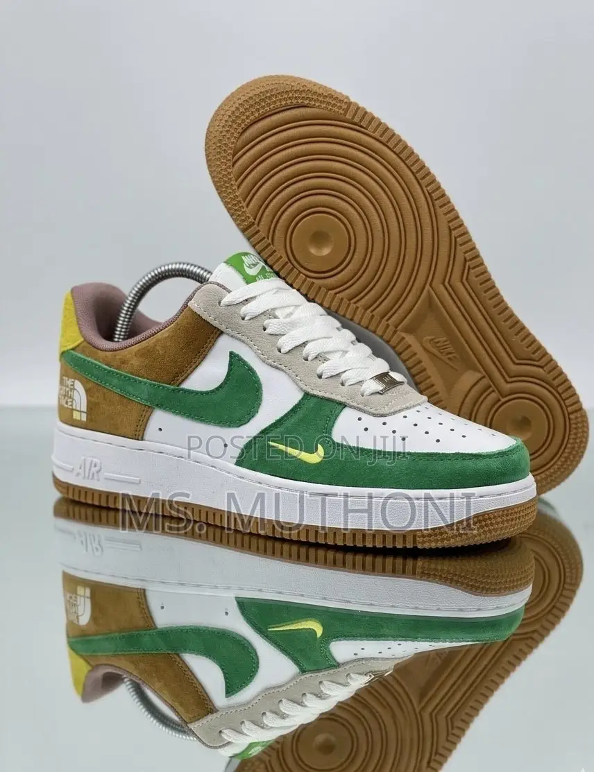 Nike Air Force 1 Low "The North Face X Gucci" Custom (Earth Tones )