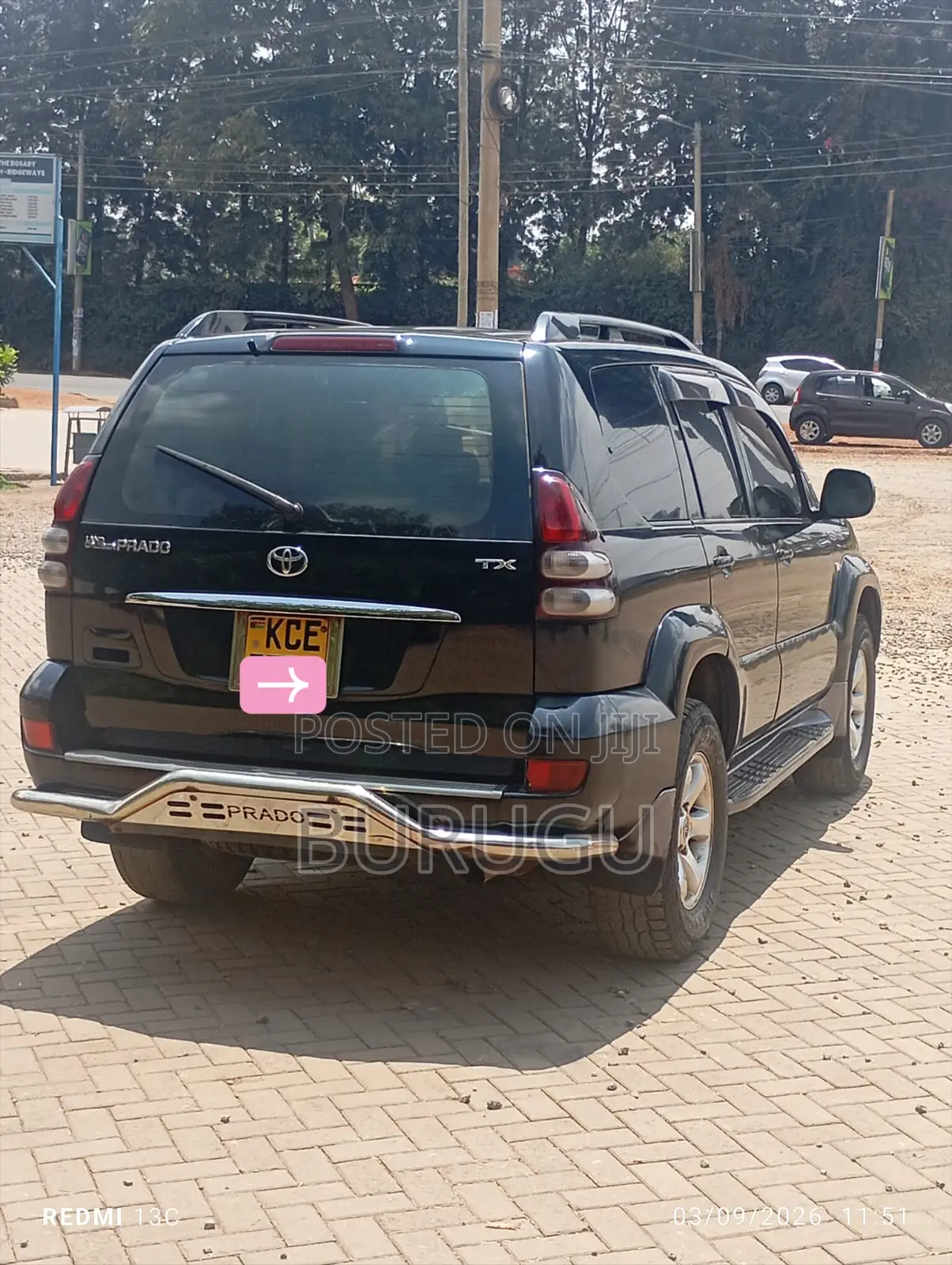 Toyota Land Cruiser Prado 2009 Black