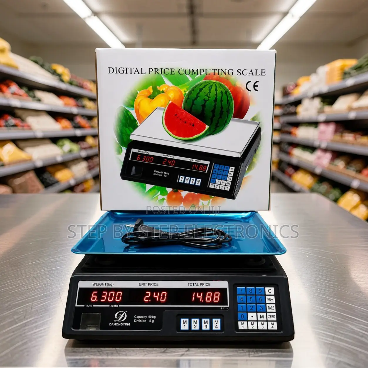 Strong Build ACS 40 Digital Weighing Scale for Retail Counter Use