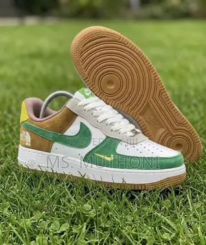 Nike Air Force 1 Low "The North Face X Gucci" Custom (Earth Tones )