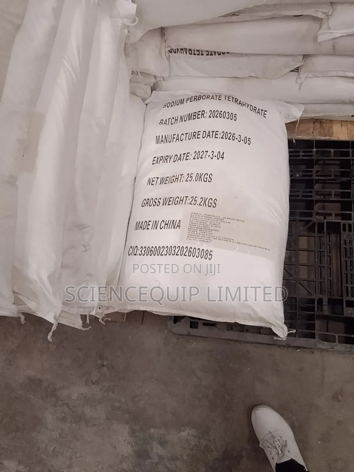 Sodium Perborate Tetrahydrate 25KG