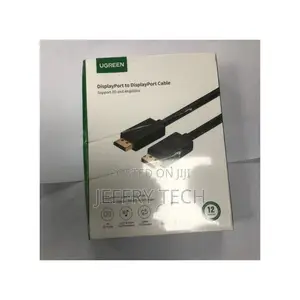Ugreen DP Male to Male Cable 2m- Black