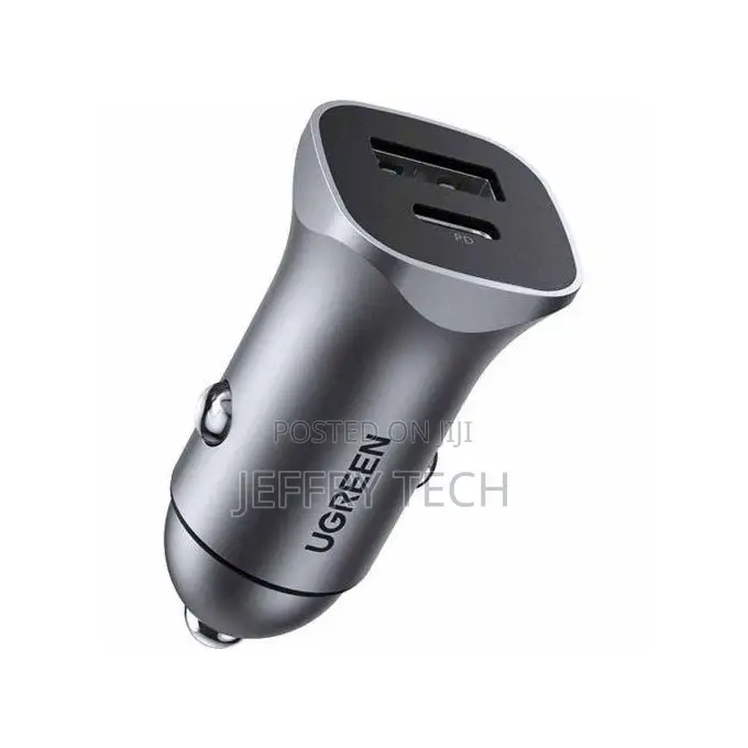 Ugreen UGREEN Dual USB Car Charger (Space Gray)
