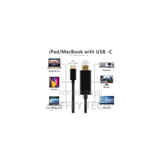 Type TypeC to HDMI Cable High Speed HDMI Type C - thumbnail 2