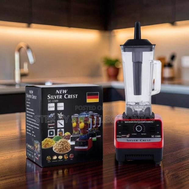 Quick Blending Silver Crest 2-in-1 Double Cup Blender + Grinder