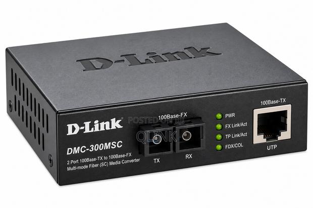 D-Link DMC-300MSC-2 Port 100Base-Tx to 100Base-Fx Multi-Mode Fiber (SC