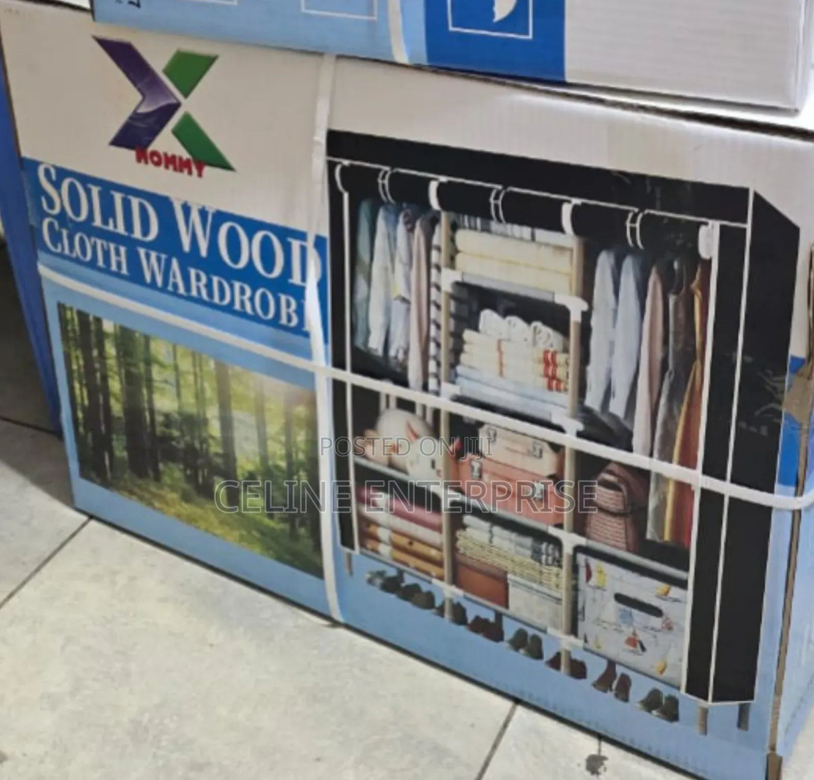 Classic Solid Wood Wardrobe With Spacious Storage