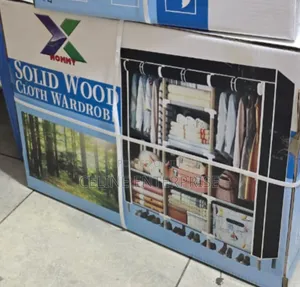Classic Solid Wood Wardrobe With Spacious Storage