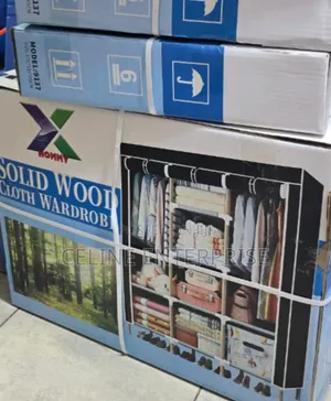 Classic Solid Wood Wardrobe With Spacious Storage