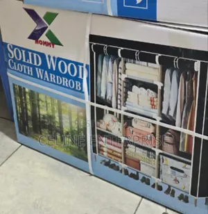 Premium Solid Wood Wardrobe – Elegant Durable