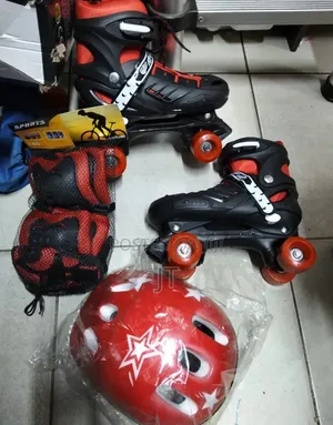 Adjustable Roller Skates for Kids, With Matching Helmet and Gear