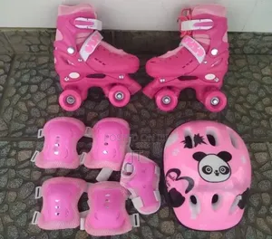 Adjustable Roller Skates for Kids, With Matching Helmet and Gear