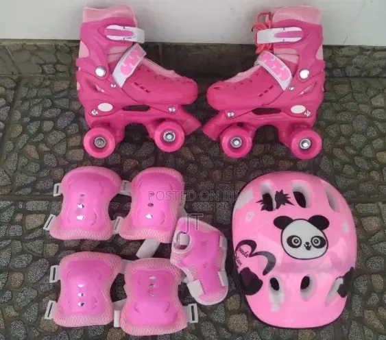 Adjustable Roller Skates for Kids, With Matching Helmet and Gear