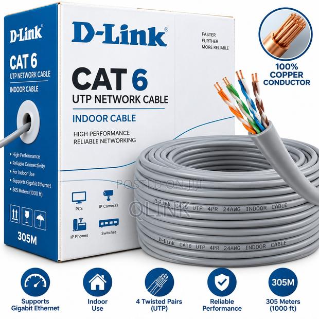 Dlink Cat 6 Cable Copper Indoor