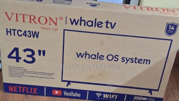 Vitron 43inchs Whale LED Smart TV - thumbnail 2