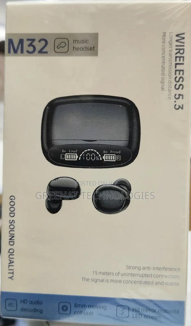 Siri Voice Call M32 Wireless Headset - WIRELESS 5.3 - main view