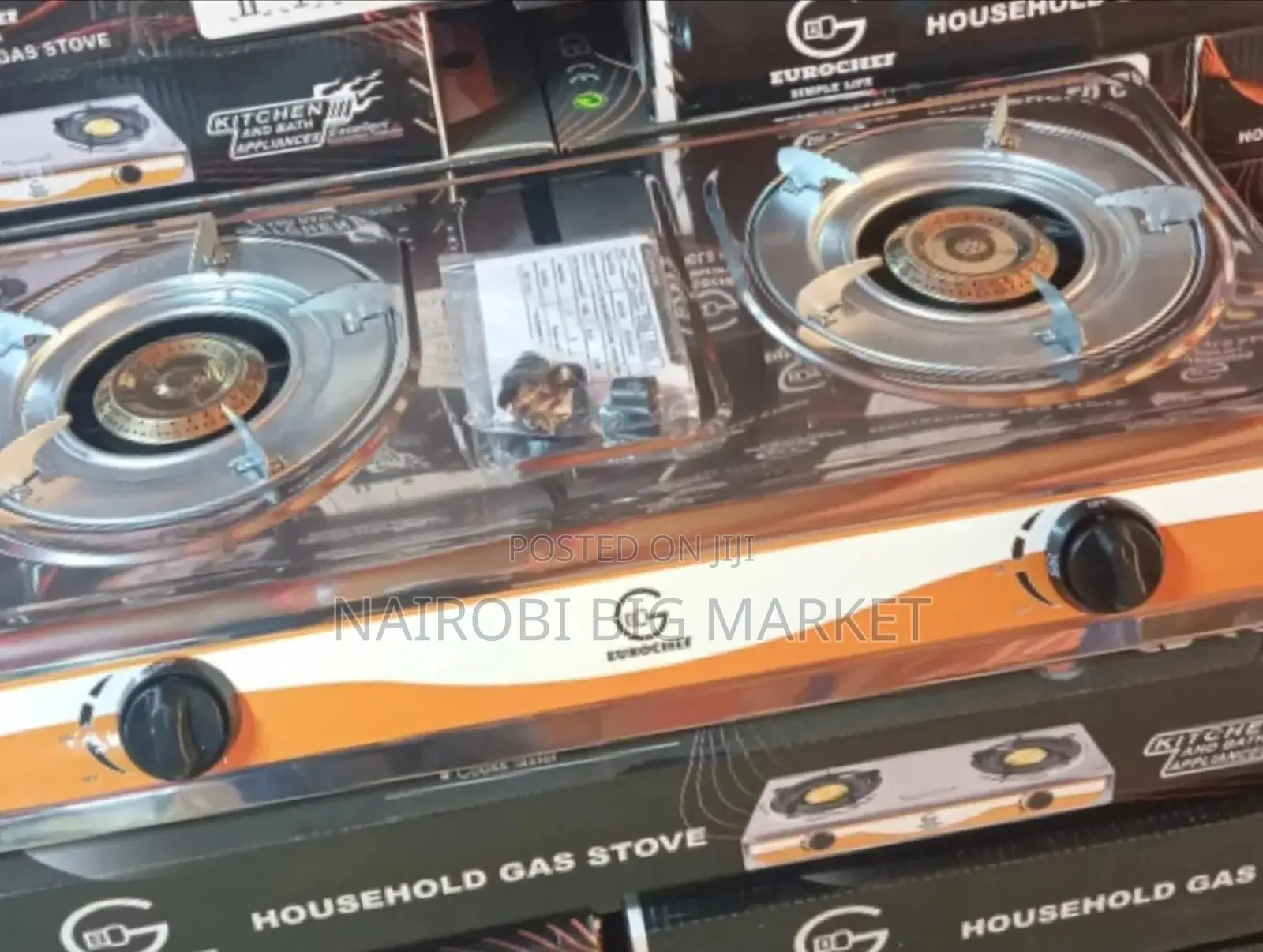 Eurochef 2 Burner Stainless Steel Cooker Burner