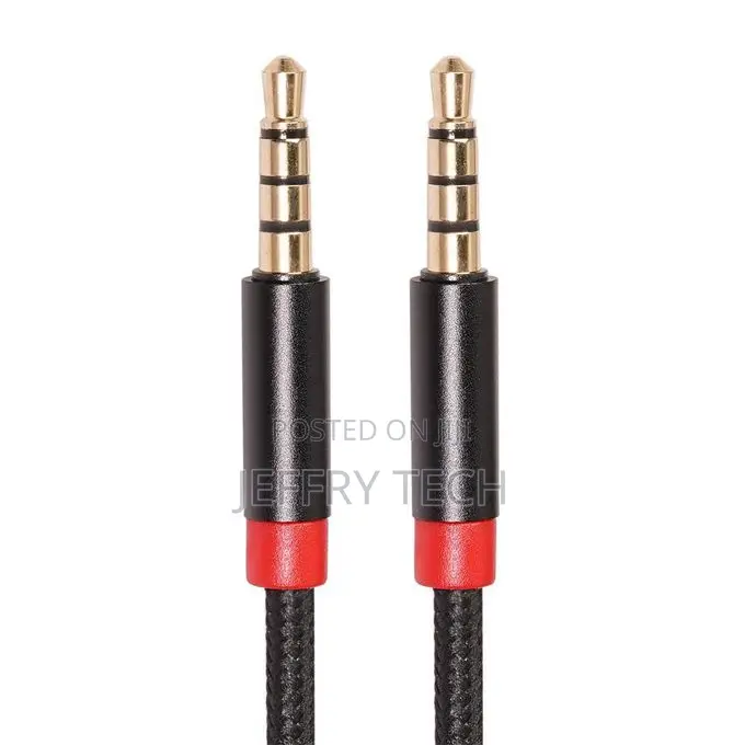 3.5mm Nylon Braided Audio Jack Auxiliary Cord for Headphones, PC,Cellp