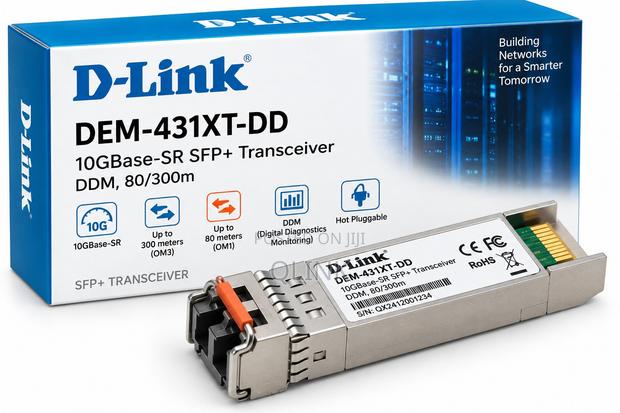 D-Link DEM-431XT-DD 10GBase-Sr SFP+ Transceiver - main view