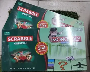 2 IN 1 Monopoly and Scrabble Game