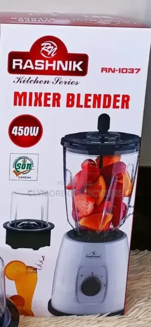 Rashnik 2-in-1 Electric Blender Dry Grinder (450W)