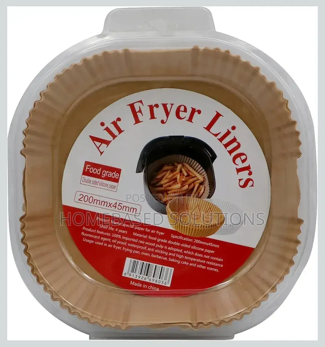 50 PCS Square Disposable Airfryer Liners