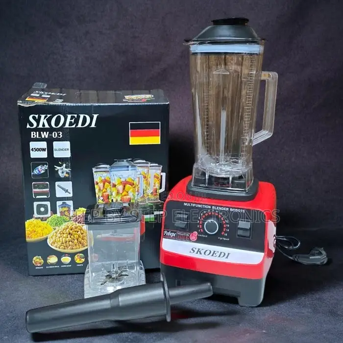 Powerful Blending Silver Crest 2-in-1 Double Cup Blender + Grinder
