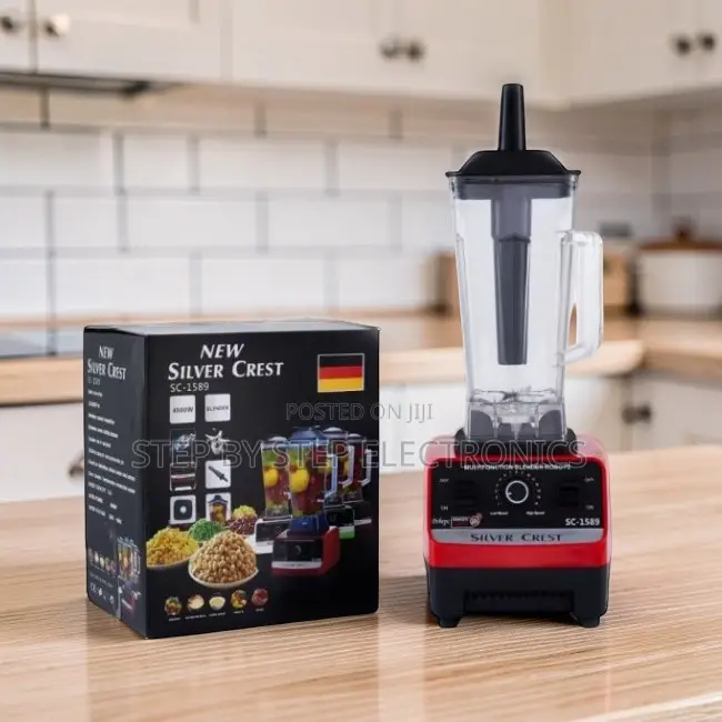 Efficient Blending Silver Crest 2-in-1 Double Cup Blender + Grinder