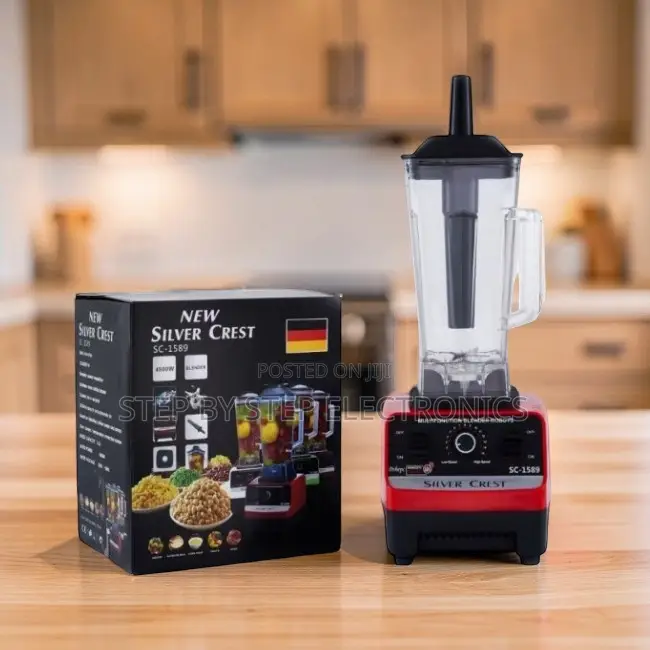 Efficient Grinding Silver Crest 2-in-1 Double Cup Blender + Grinder