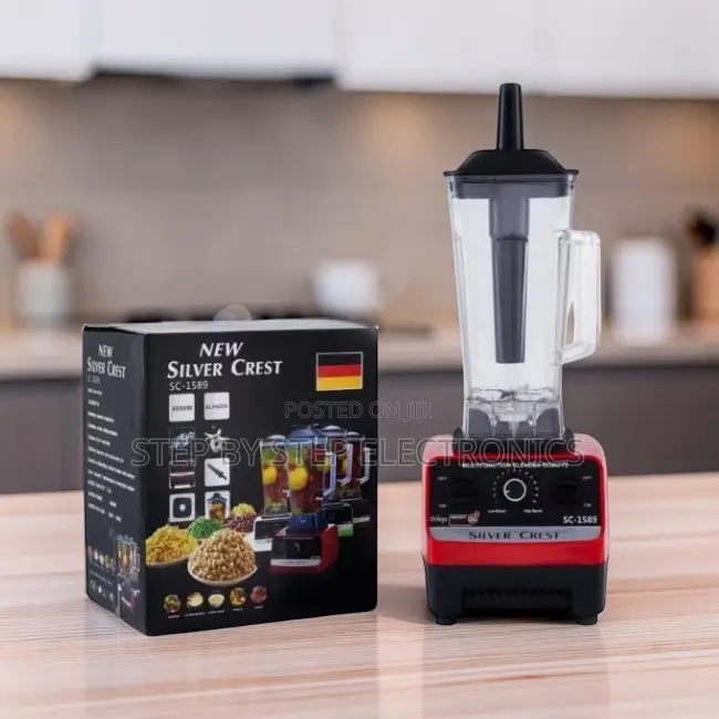 Efficient Grinding Silver Crest 2-in-1 Double Cup Blender + Grinder