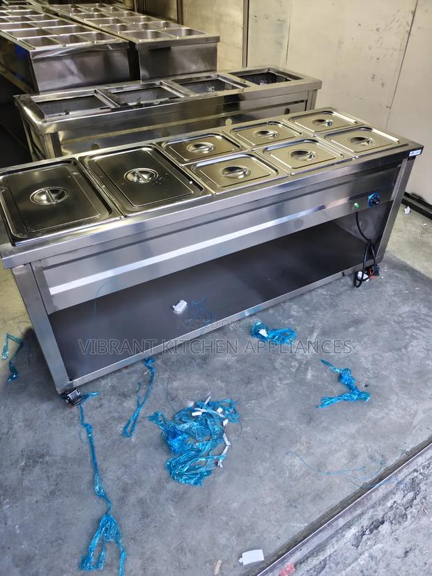 Five-Partition Electric Food Warmer With Pans – Commercial - thumbnail 2