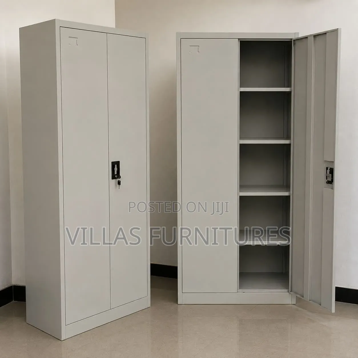 Blocked Double Door File Cabinet