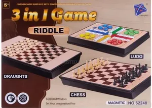 3 in 1 Game Set (Ludo, Chess, Checkers)