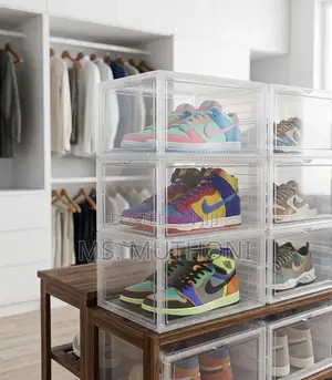 1 PC Drop-Front Shoe Box 