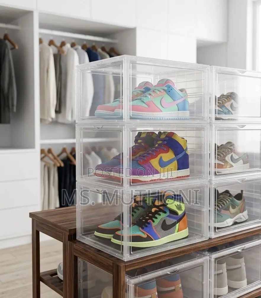 1 PC Drop-Front Shoe Box 