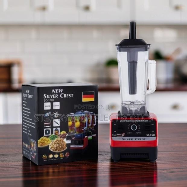 Kitchen Grinding Silver Crest 2-in-1 Double Cup Blender + Grinder
