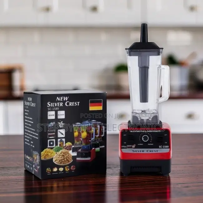 Kitchen Grinding Silver Crest 2-in-1 Double Cup Blender + Grinder