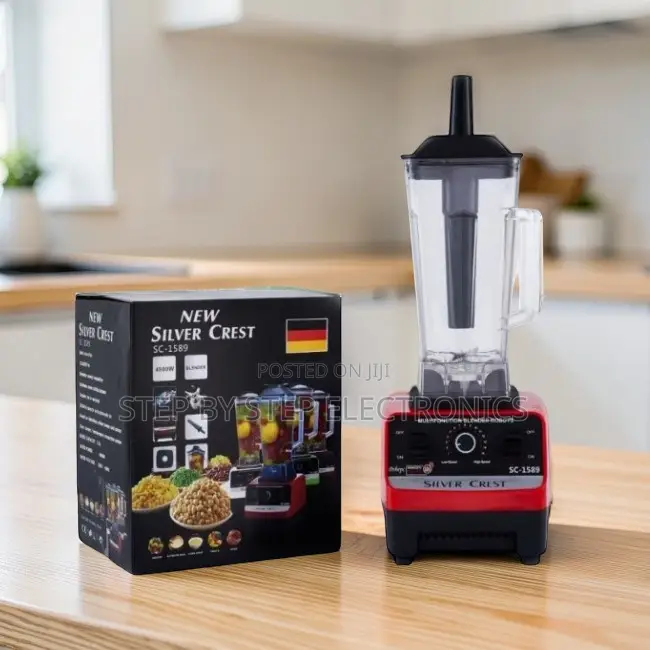 Kitchen Grinding Silver Crest 2-in-1 Double Cup Blender + Grinder