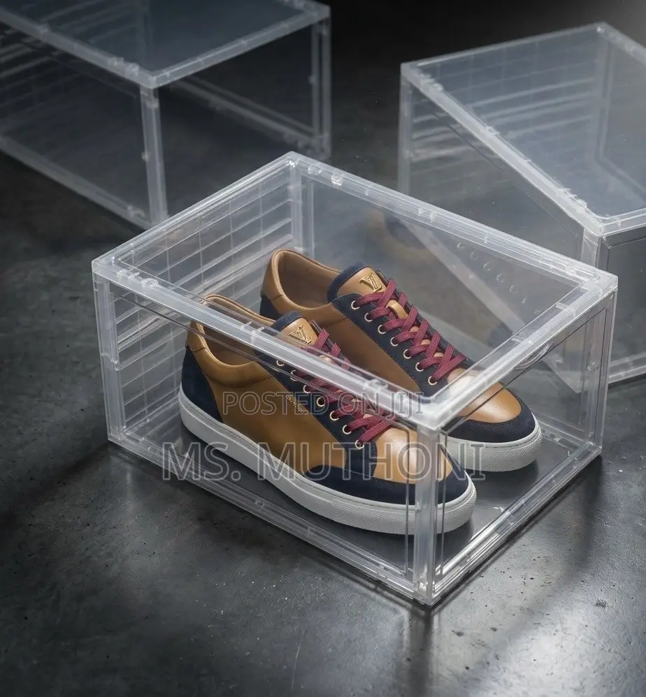 1 PC Organizer / Display Drop-Front Shoe Box 