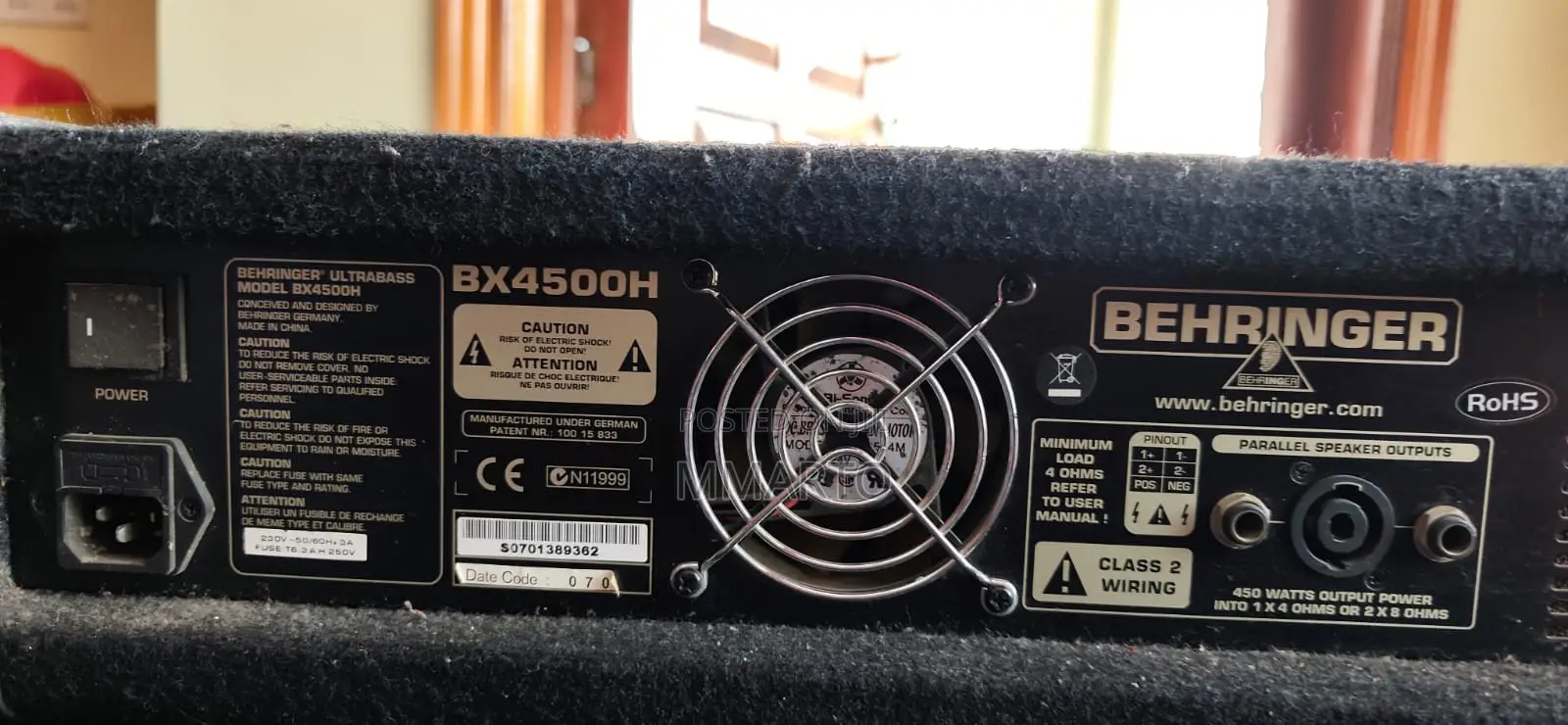 Behringer Ultrabass 4500H Base Head